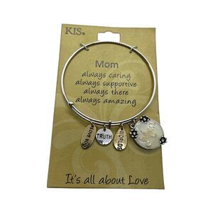 Mom Bracelet By KIS "Always Caring, Always Supportive, ....", Mother's Day New
